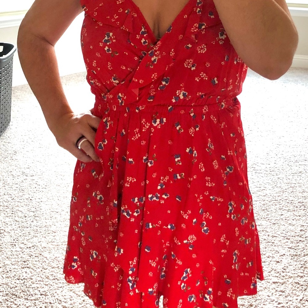 Express mini wrap dress